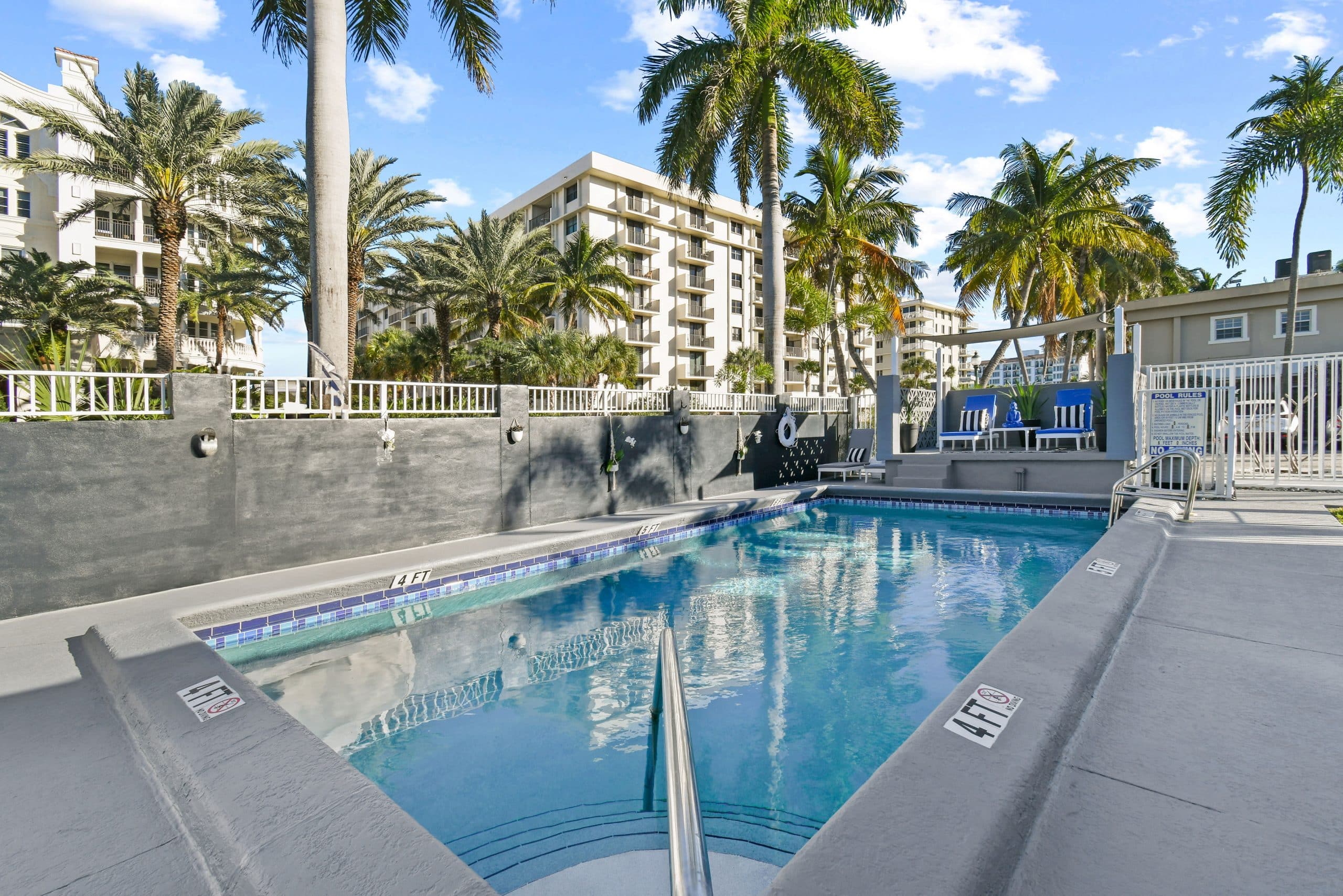 Enjoy luxury with our pool, beach access, and cozy suites for your perfect getaway!